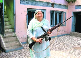 Amrik Kaur of Tarn Taran has three weapons in her name