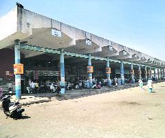 bus jind chakka jam stand during tribune friday