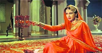 Meena Kumari in the iconic film Pakeezah