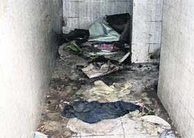 Public toilets in bad shape near the GPO Jalandhar. Their condition points to the state of civic amenities in this bustling city